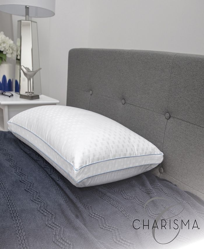 Charisma Paired Comfort Hybrid Memory Foam and Fiber Jumbo Bed Pillow