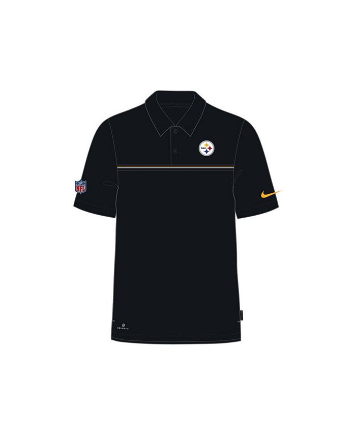 Nike Pittsburgh Steelers Men's Dri-Fit Short Sleeve Polo - Macy's