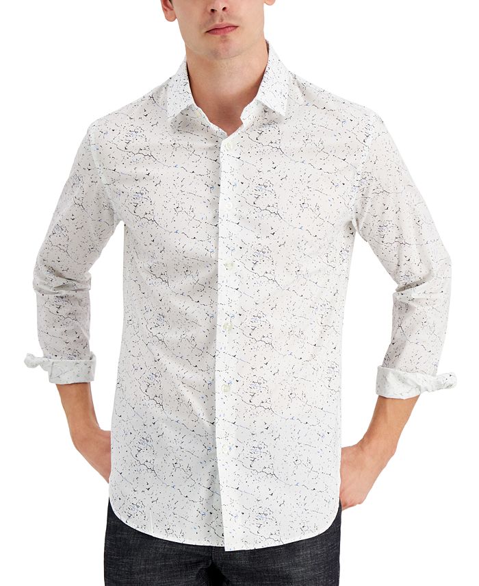 DKNY Men's Pavement Woven Shirt, Created for Macy's - Macy's