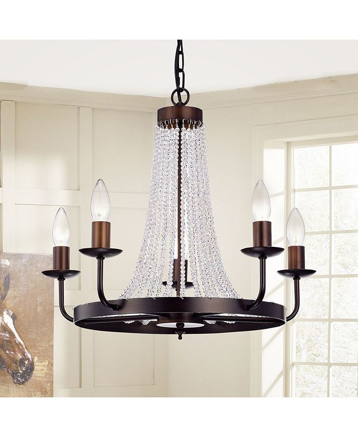 Home Accessories Cynbel 21" 5Light Indoor Chandelier with Light Kit