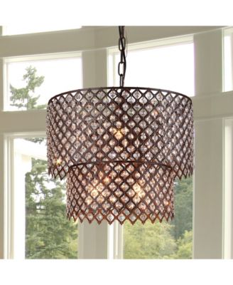 Bernadette 18" 8-Light Indoor Chandelier with Light Kit