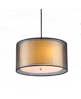 Jonah 18" 3-Light Indoor Pendant Lamp with Light Kit