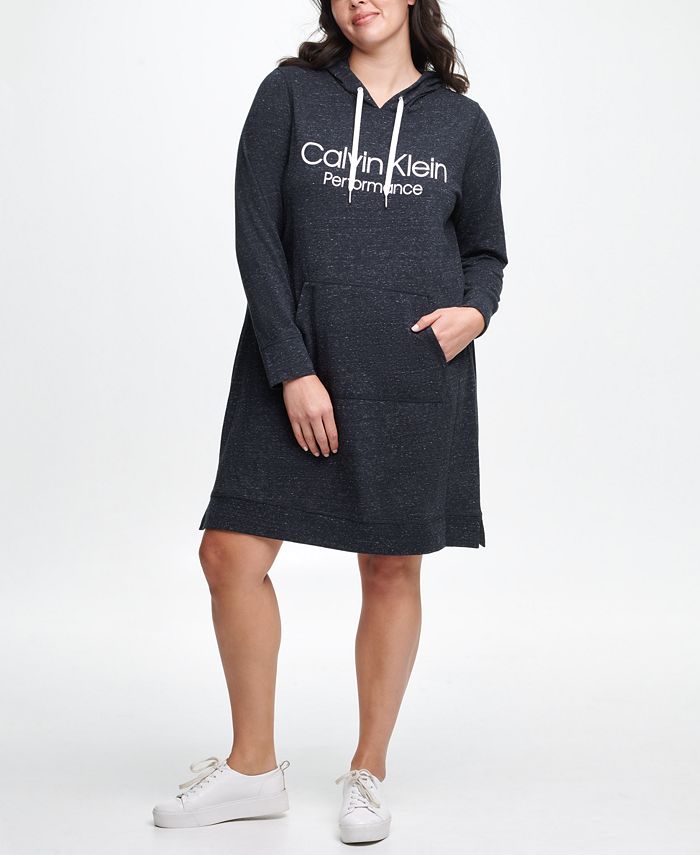 Calvin Klein Plus Size Hoodie Dress & Reviews - Tops - Plus Sizes - Macy's