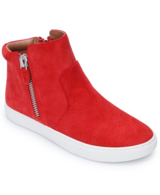 Red High-Top Women's Sneakers and 