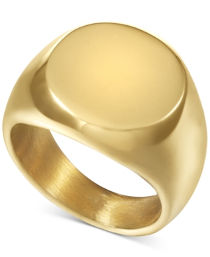 image of Inc Men-s Gold-Tone Signet Ring, Created for Macy-s