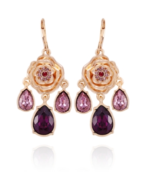 image of T Tahari Women-s Fashionable Florals Statement Earring