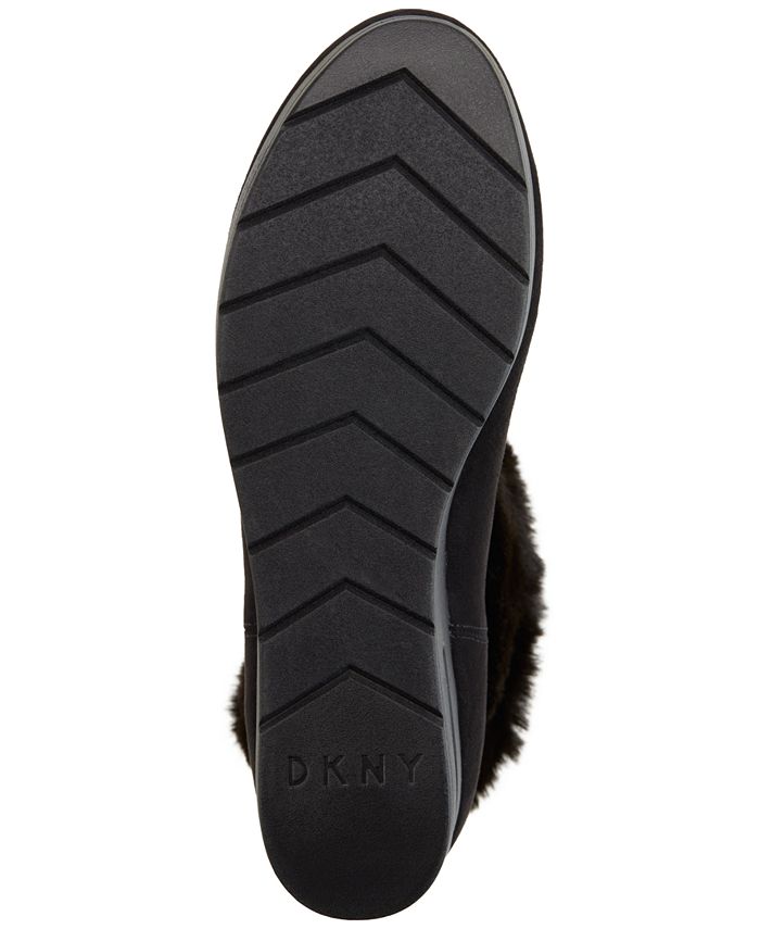 DKNY Cream Aken Sneaker Boot - Women