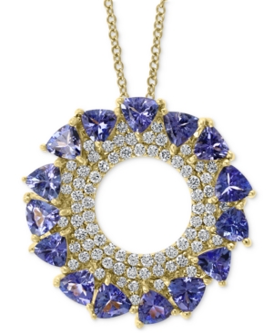 image of Effy Tanzanite (3-1/4 ct. t.w.) & Diamond (5/8 ct. t.w.) Circle 18