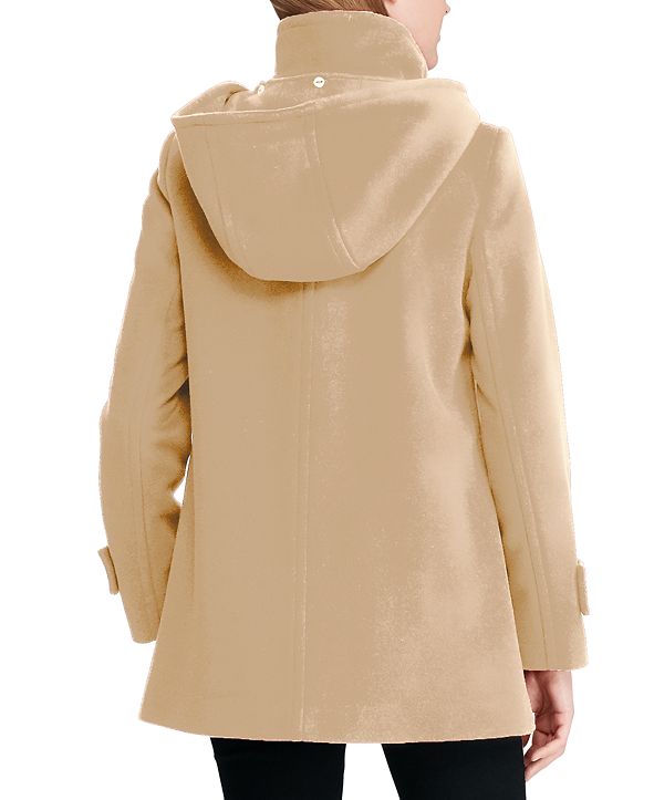Lauren Ralph Lauren WoolBlend Hooded Coat, Created for Macy's
