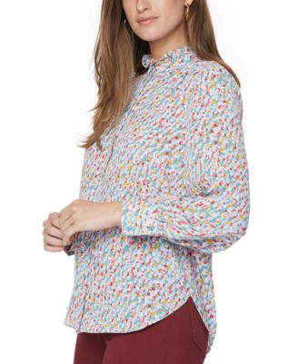 NYDJ - Printed Pleated Top