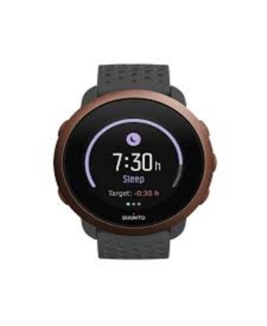 image of Suunto 3 Men-s Slate Gray Silicon Strap Copper Compact Sports Watch, 43mm