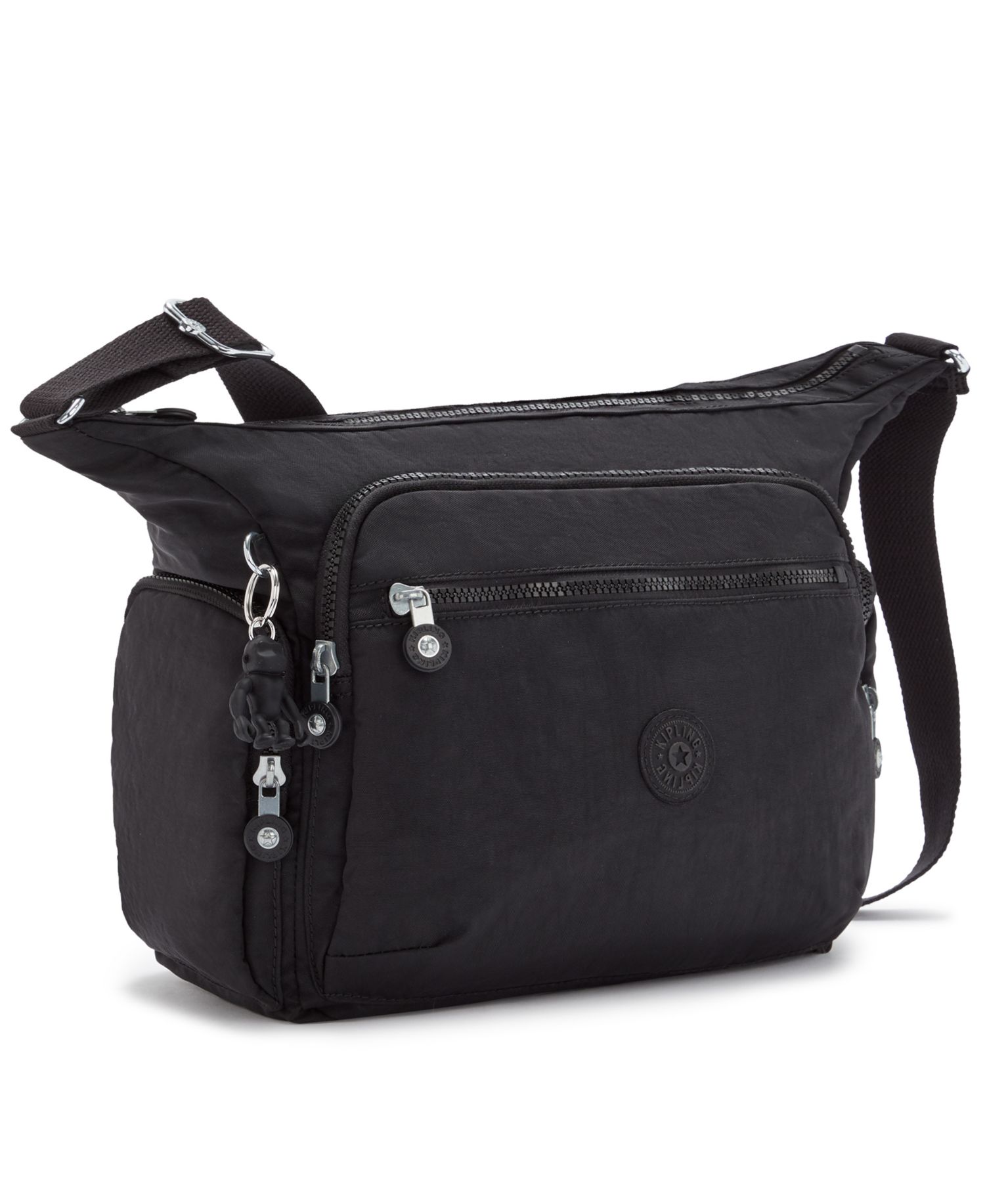 Gabbie Nylon Zip-Top Large Crossbody Handbag
