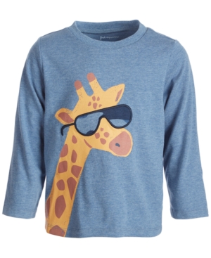 image of First Impressions Baby Boys Cool Giraffe Tee, Created for Macy-s