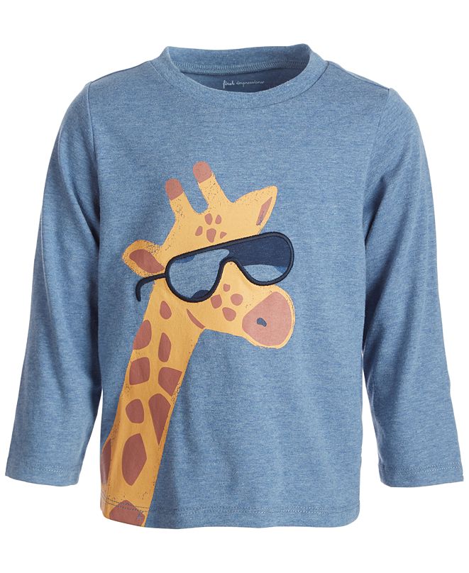 First Impressions Toddler Boys Cool Giraffe Tee, Created for Macy's