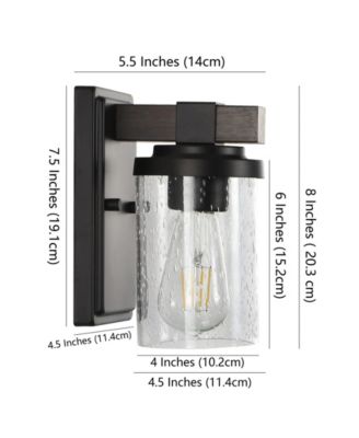 Bungalow 1-Light Rustic Farmhouse LED Vanity Light