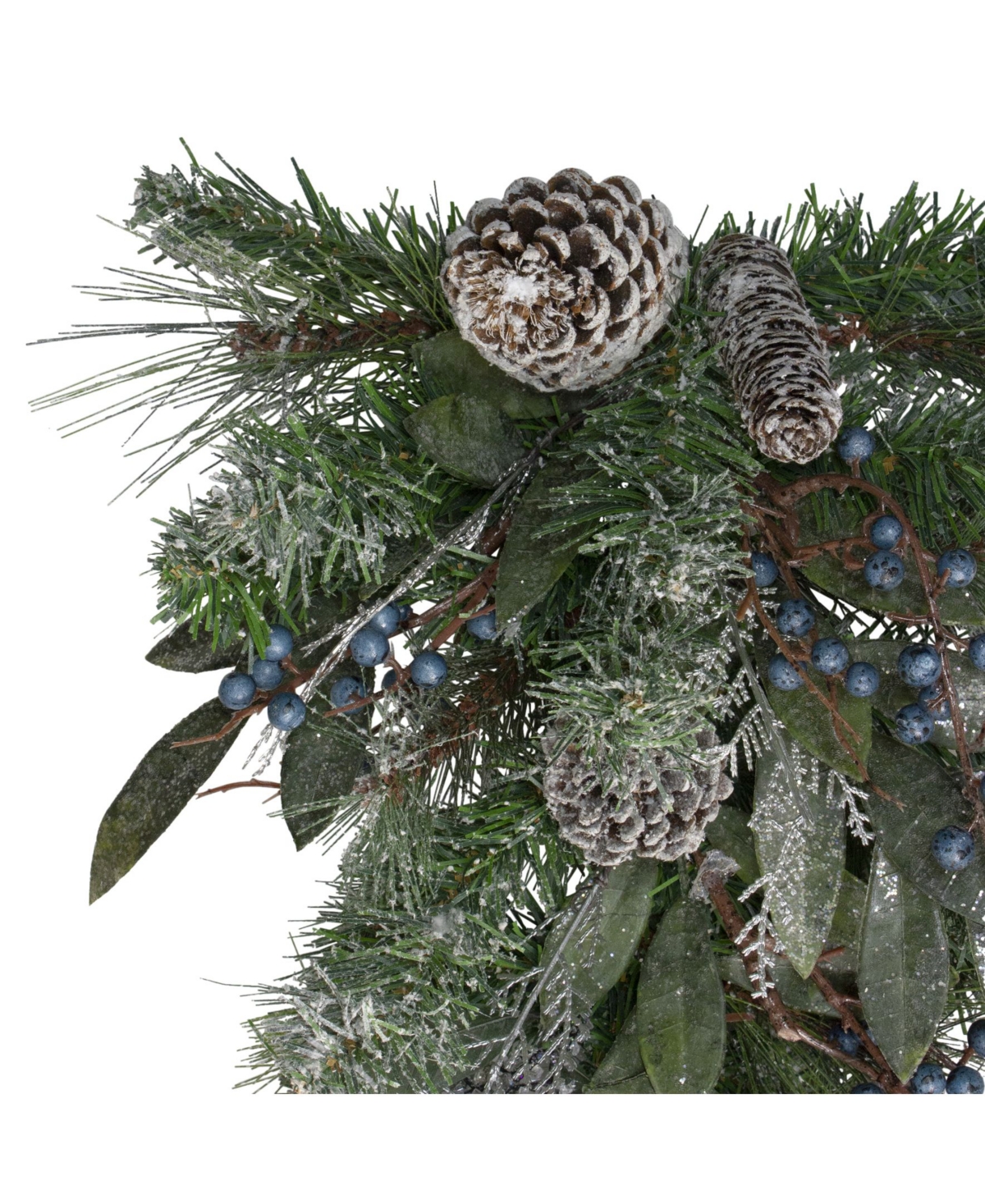 Northlight Unlit Mixed Pine and Blueberries Artificial Christmas Swag