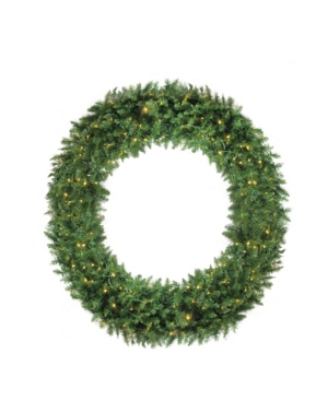 Northlight Pre-Lit Buffalo Fir Commercial Artificial Christmas Wreath-Warm Led Lights