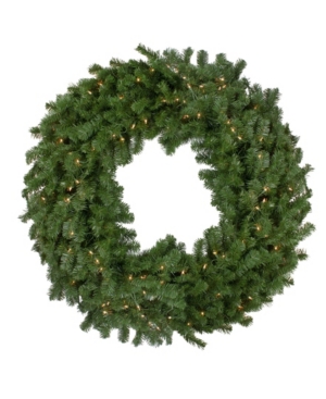 Northlight Deluxe Windsor Pine Artificial Christmas Wreath-Clear Lights