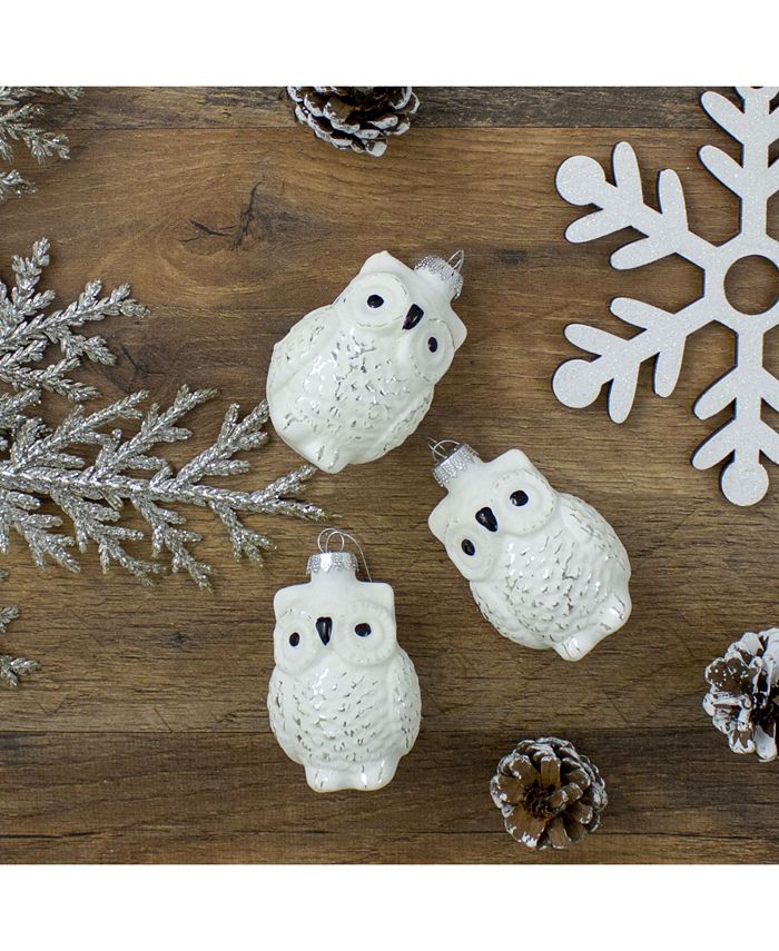 Cream matte glass christmas ornaments