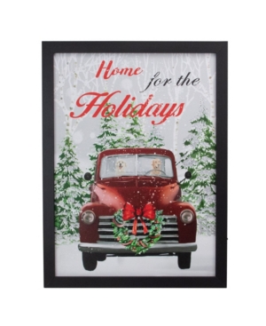 Northlight Frame Vintage-Like Truck Led Lighting Christmas Wall Canvas