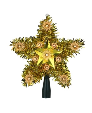 Northlight Lighted Star Christmas Tree Topper In Gold