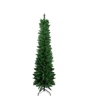 Northlight Unlit Northern Balsam Fir Pencil Artificial Christmas Tree In Green