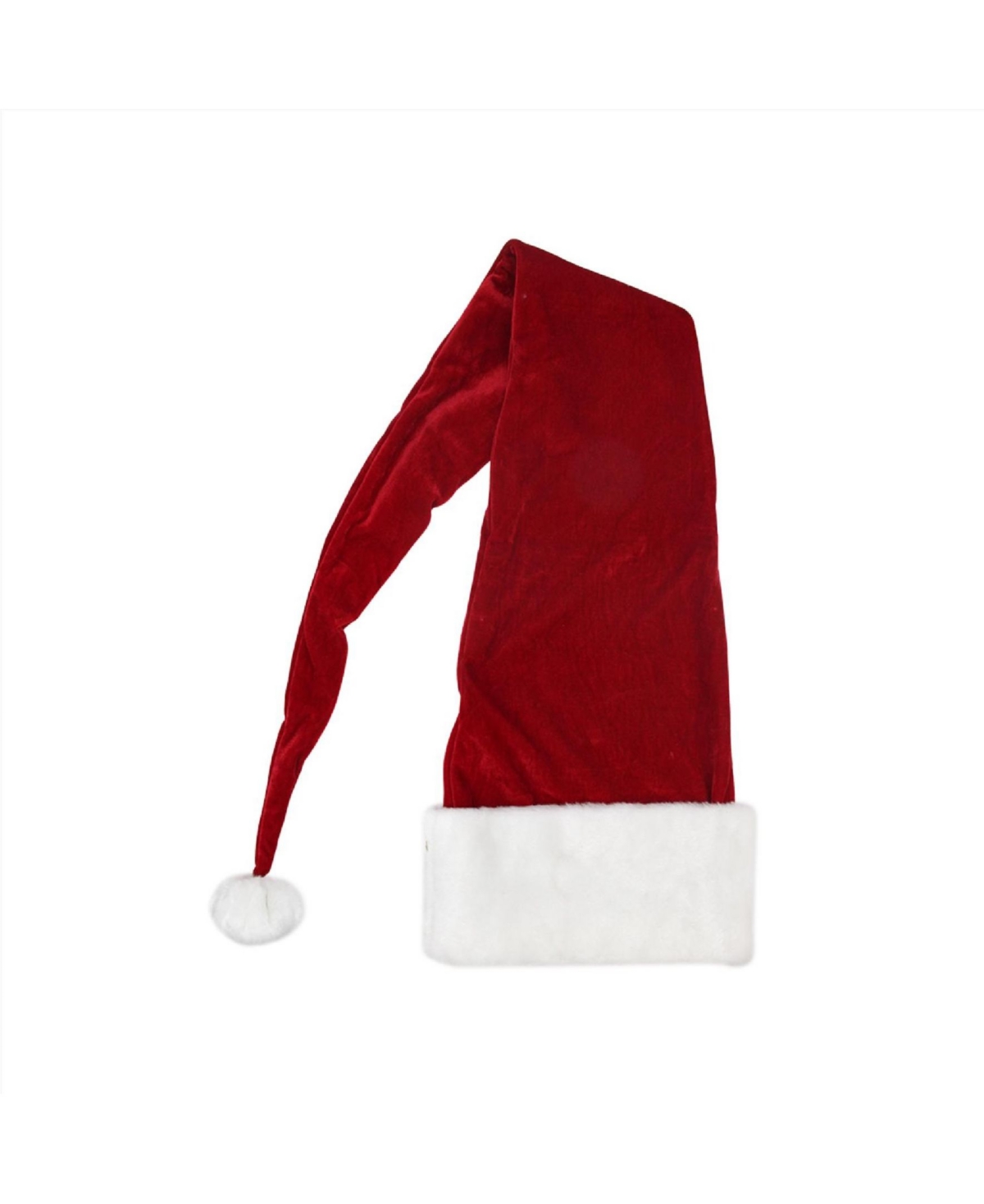 Santa Unisex Adult Christmas Hat Costume Accessory-One Size - Red