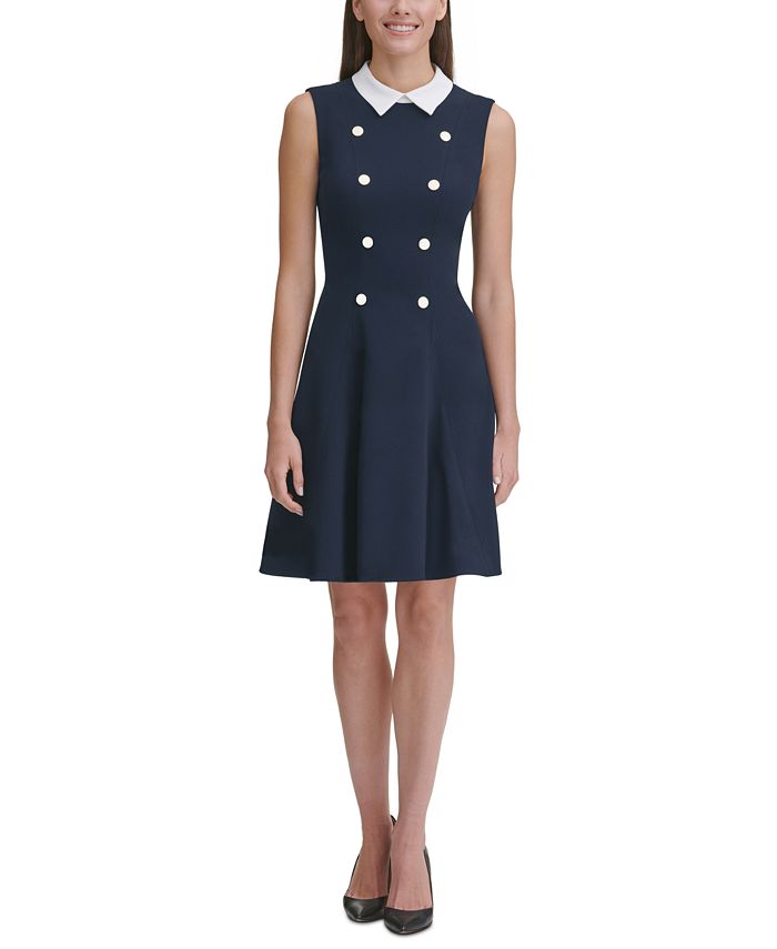 Tommy hilfiger collared cheap shift dress