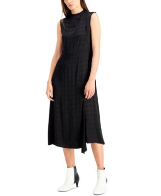 Macy's black midi dress fashion