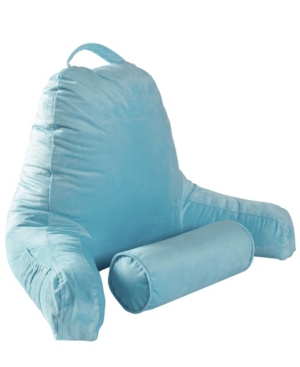 Cheer Collection Shredded Memory Foam Large Tv and Reading Pillow with Bolster 15