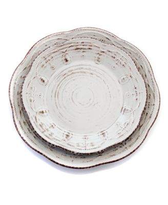 Rustic Birch 16 Pc. Dinnerware Set, Service for 4