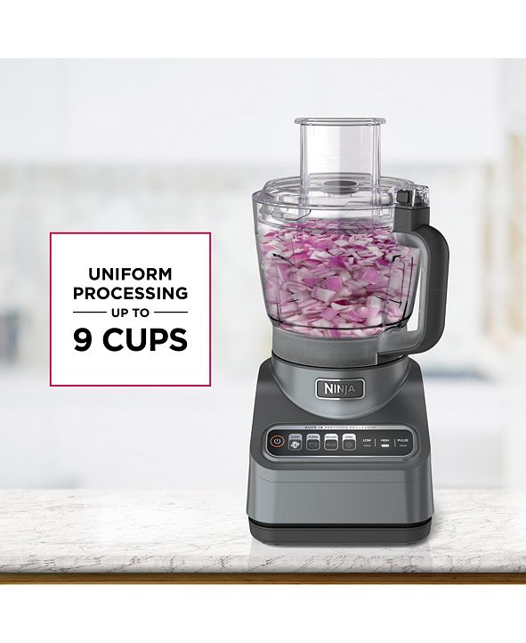 Ninja Professional Advanced Food Processor, 1000 Peak Watts, 9Cups, AutoiQ Preset Programs