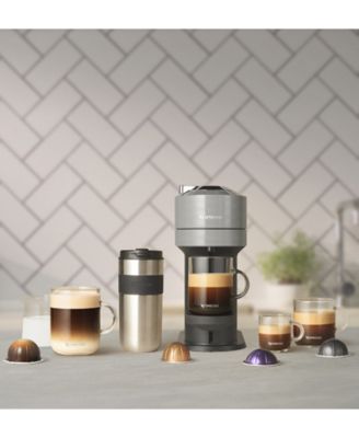 Vertuo Next Deluxe Coffee and Espresso Machine by De'Longhi in Chrome