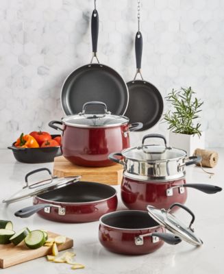 Belgique Hard-Anodized Aluminum 5-Qt. Nonstick Everyday Pan with Lid,  Created for Macy's - Macy's