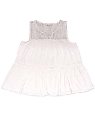 Style & Co - Embroidered Sleeveless Tunic