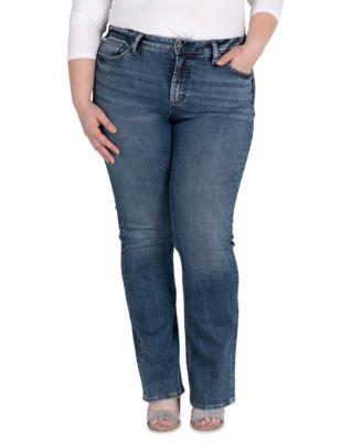 high waisted slim bootcut jeans