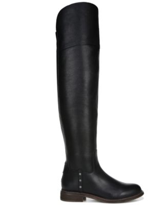 franco sarto black over the knee boots