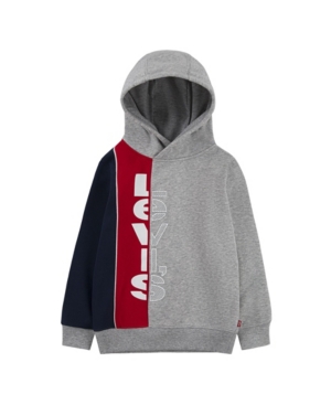image of Levi-s Little Boys Color Block Logo Fleece Hoodie