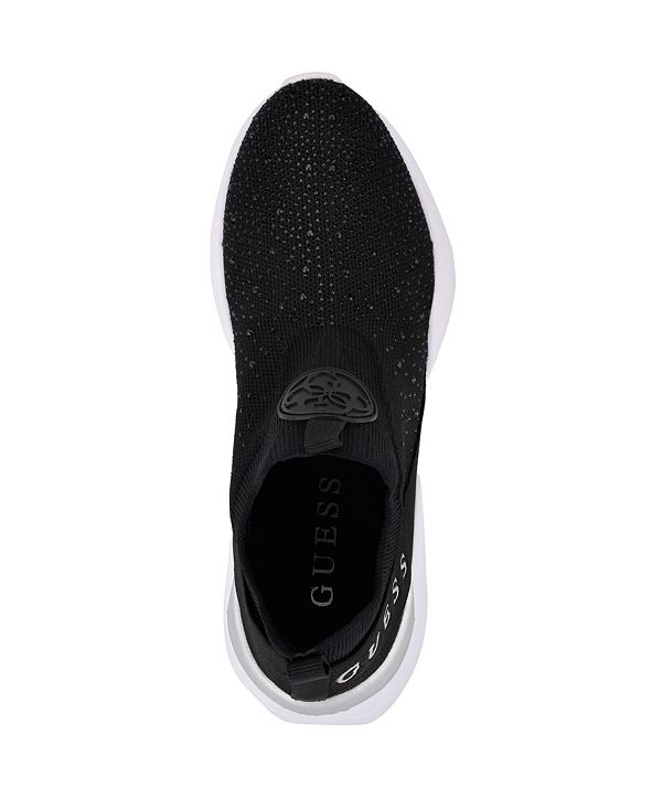 GUESS Women's Bellini Stretch Knit Sneakers & Reviews - Athletic Shoes ...