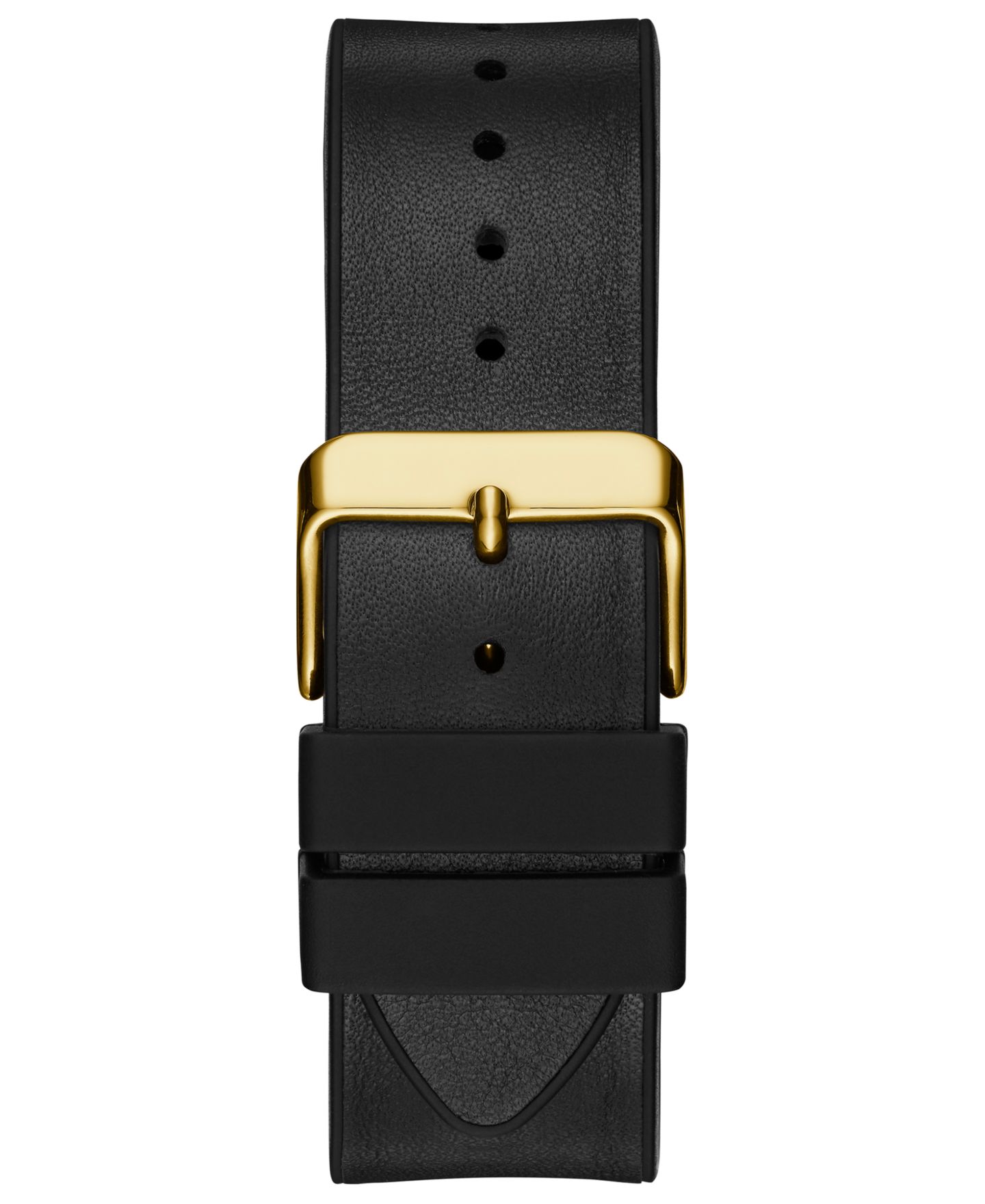 Мужские часы GUESS Black Leather & Silicone Flex Strap Watch 43mm — фото 4