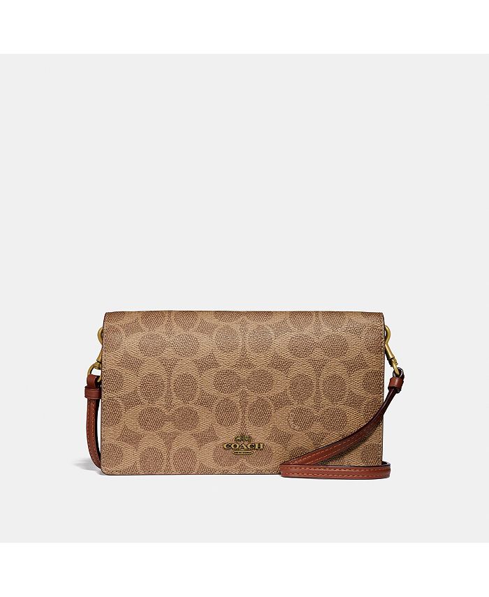 COACH Hayden Foldover Crossbody Clutch In Colorblock Signature