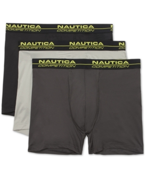 Nautica Men's 3-Pk Mesh Performance Boxer Briefs