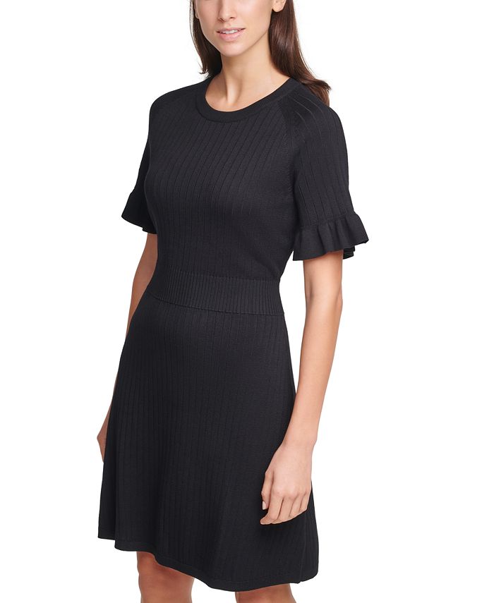 calvin klein flutter sleeve