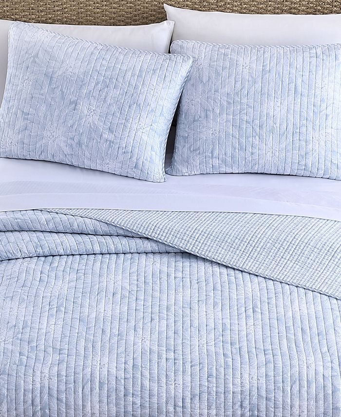 Tommy Bahama Home Tommy Bahama Makena Blue Reversible 3Piece Full