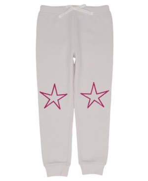 image of Epic Threads Little Girls Star Knee Graphic Minky Sweatpant
