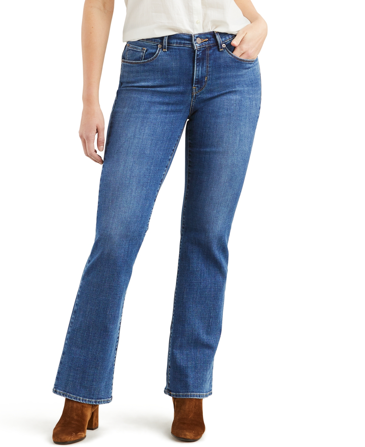 Levi's 725 High-waist Classic Stretch Bootcut Jeans In Rare Form