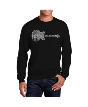 La Pop Art Big & Tall Men's Word Art Blues Legends Crewneck Sweatshirt