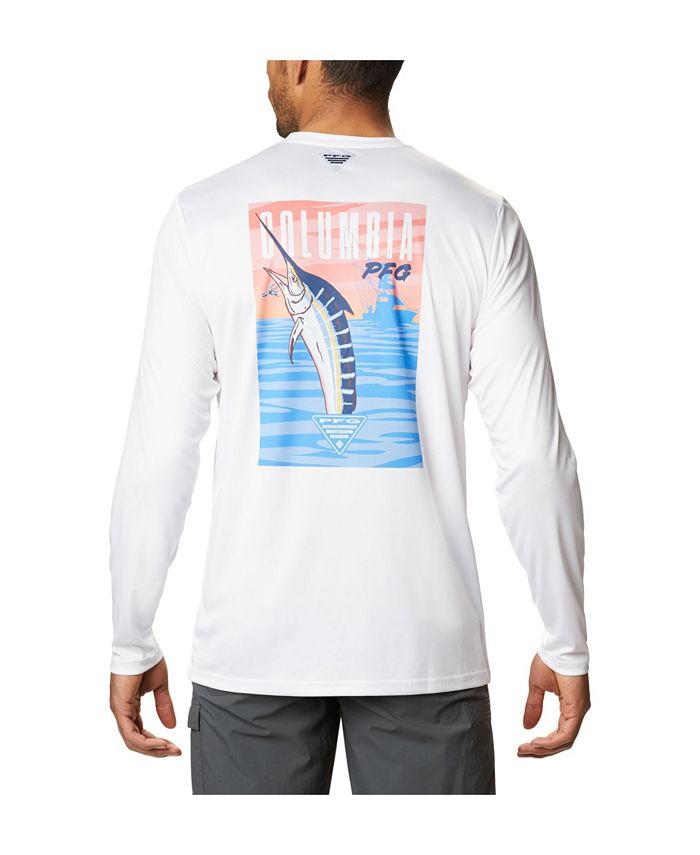 Columbia Terminal Tackle PFG Marlin Vintage Sign Long-Sleeve Shirt For Men