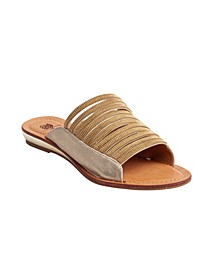 Mattie Embellished Slide Sandals