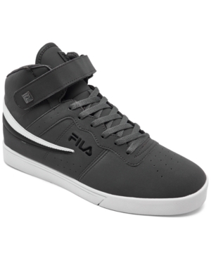 image of Fila Men-s Vulc 13 Mid Plus Casual Sneakers from Finish Line